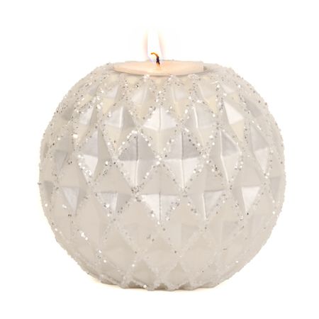 Glasskule-telysholder, 10 cm