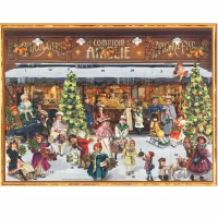 Adventskalender "Den Viktorianske butikken" i papir