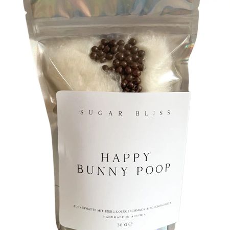 Luksus sukkerspinn Happy Bunny Poop