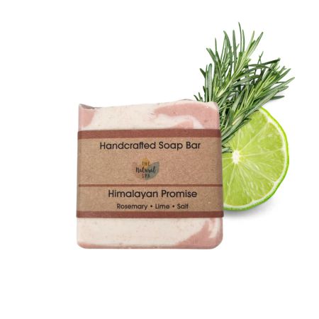 Himalaya-løftet Såpebar 100g, Rosmarin,Lime og Himalaya Rosa Salt