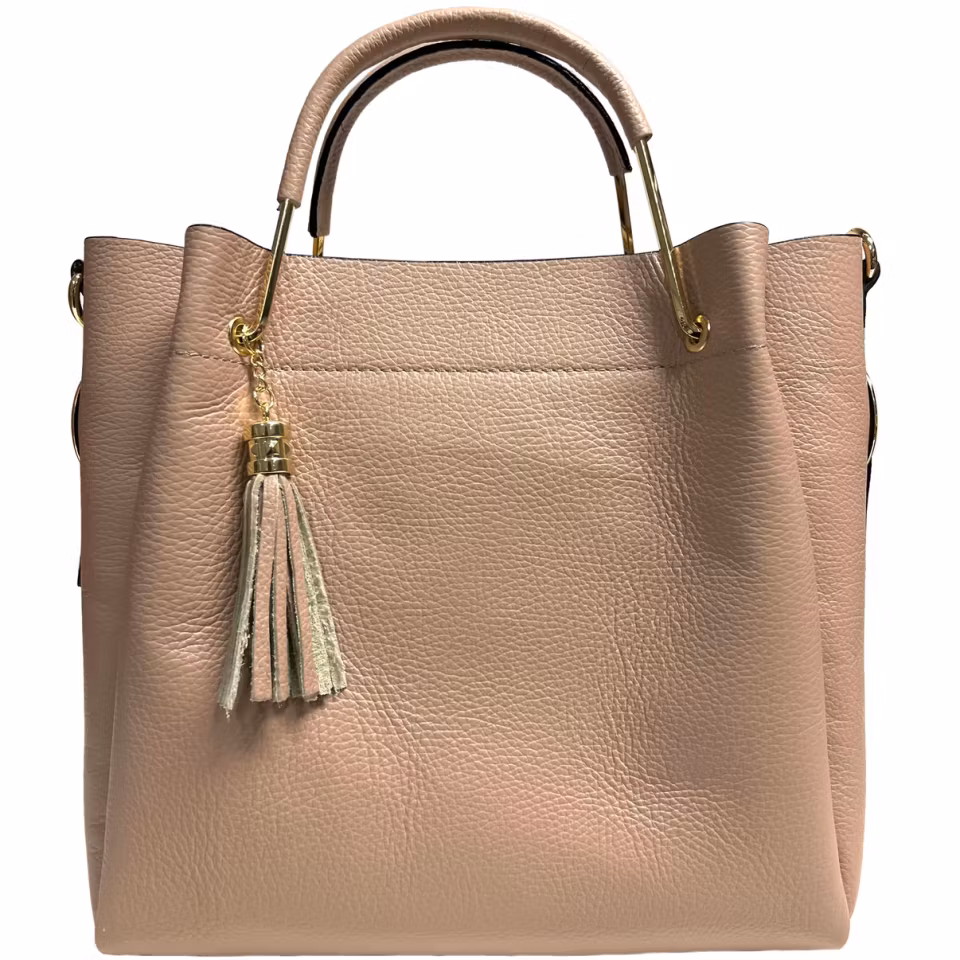 Fiona nude Italiensk skinnveske, håndlaget i Firenze