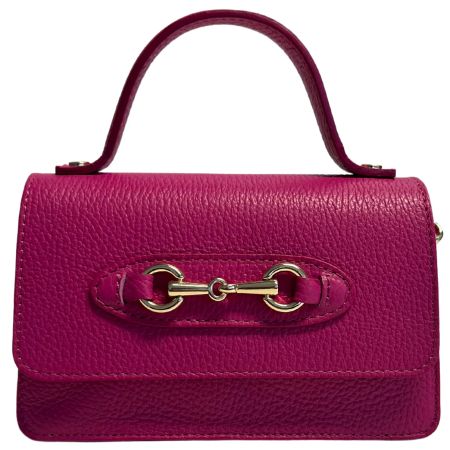 Sofia fuchsia Italiensk skinnveske, håndlaget i Firenze