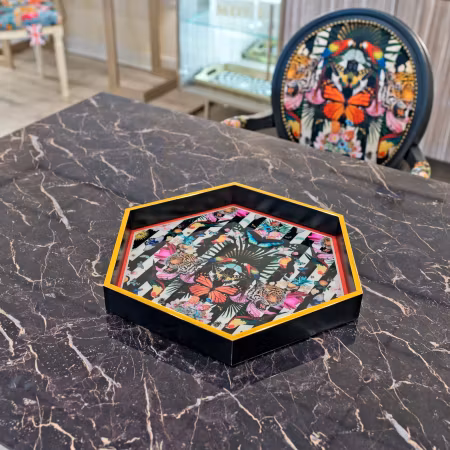 Serveringsfat Luxury Paradise Lost Hex 41cm