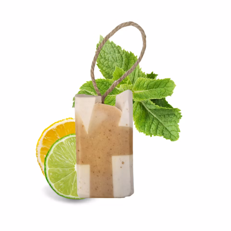 Såpebar m/tau, peppermint, sitron og lime