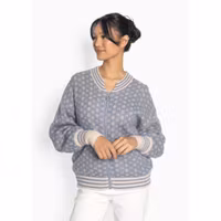 Hést logo dueblå kort jakke