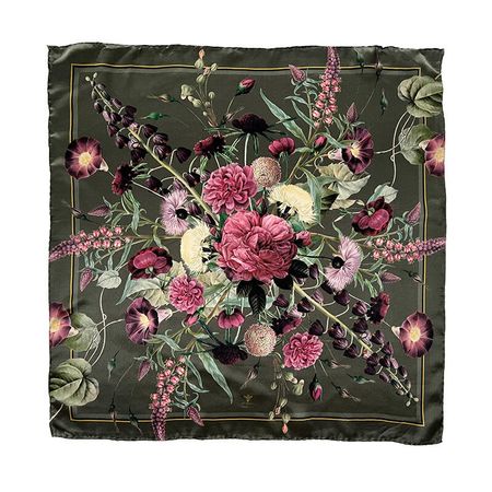Silkeskjerf Blossom Garden 50x50cm