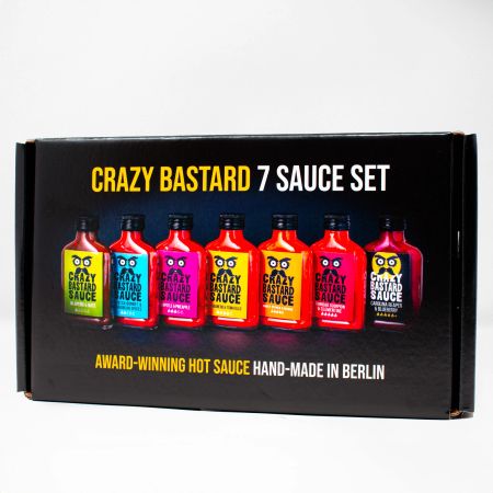 Crazy bastard chilisaus 7-pack