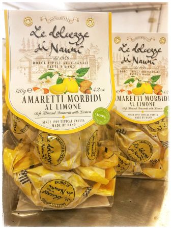 Amaretti med sitron, håndlaget i Italia