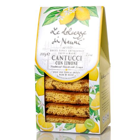 Cantucci med sitron, håndlaget i Italia