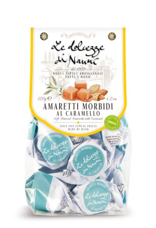 Amaretti med salt karamell, håndlaget i Italia
