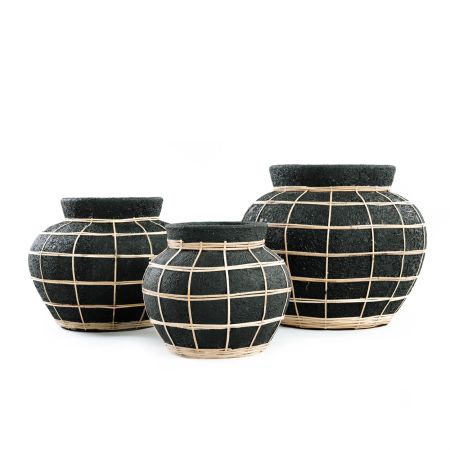 Krukke Belly L håndlaget terracotta 27x33cm