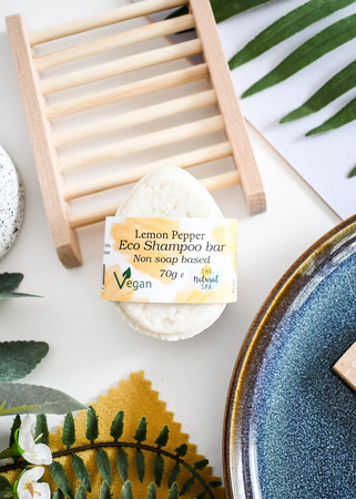 Shampoo-bar Sitron & Pepper "Curly Hair Method", ikke såpebasert