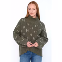 Hést FAM winter moss kort genser