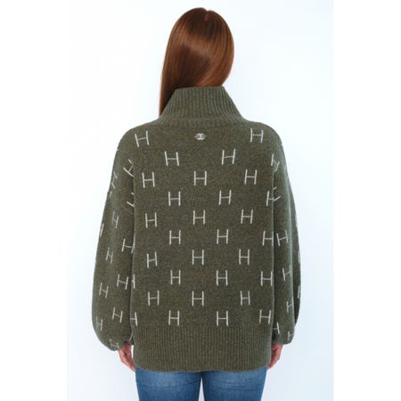 Hést FAM winter moss kort genser