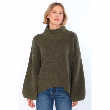 Hést FAM patch winter moss kort genser