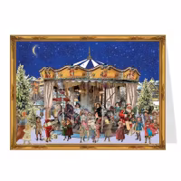 Adventskalender i postkort-størrelse, 10 design