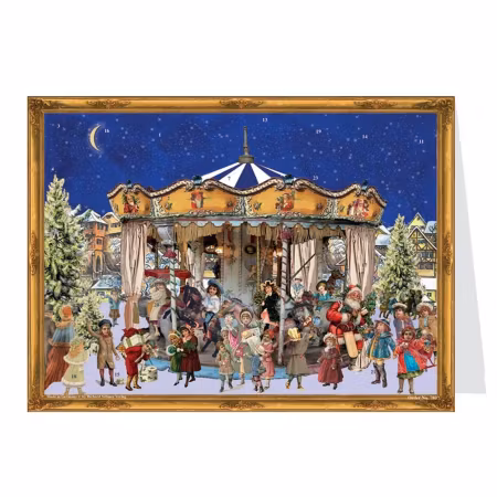 Adventskalender i postkort-størrelse, 10 design