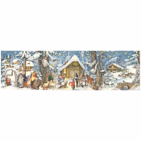 Adventskalender "Panorama" i papir