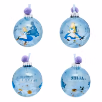 Alice i eventyrland julekuler med 7 forskjellige motiver