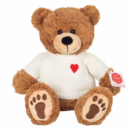 Bamse med genser, 30 cm