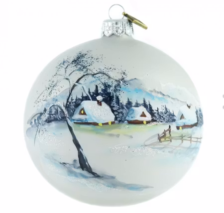 Vinternostalgi, glasskule 10cm