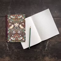 Notatbok Strawberry Thief, William Norris