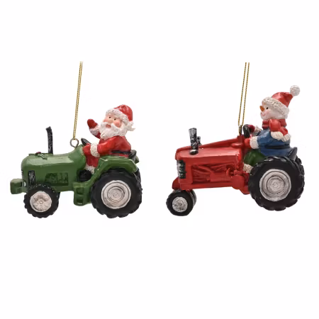 Julekule traktor, 2 varianter