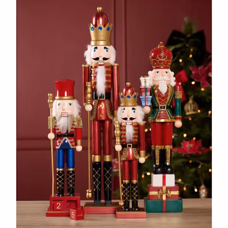 Nøtteknekker i tre, 60 cm