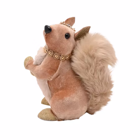 Ekornet skal på ball, 14 x 9 x 16cm