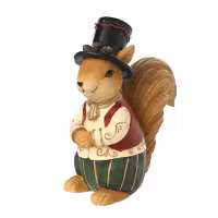 Herr Ekorn på juleaften, 5 x 12 x 16cm