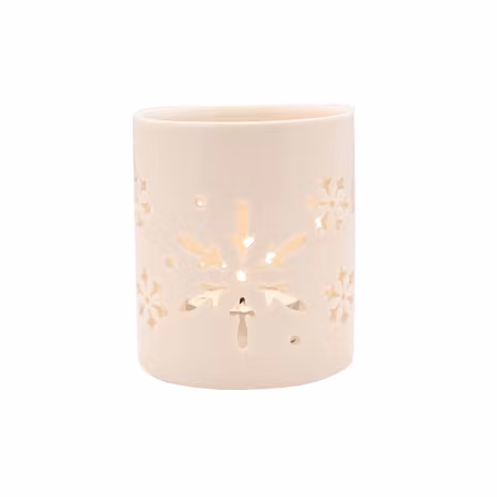 Snøkrystall telysholder, 7cm