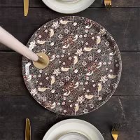 Strawberry Thief, William Morris serveringsfat 38cm dia