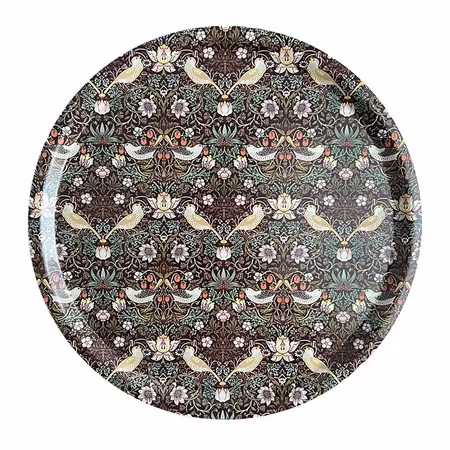 Strawberry Thief, William Morris serveringsfat 38cm dia