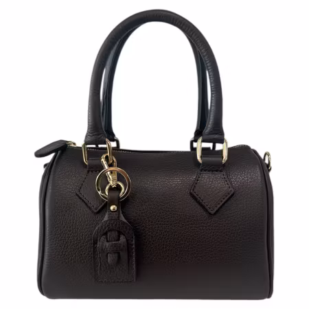 Aurora mørkebrun Italiensk skinnveske, håndlaget