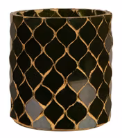 Lysglass mosaikk 7x8cm, 3 farger