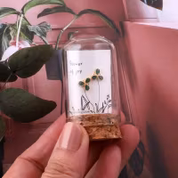 Flower of Joy håndlagde øredobber i sterling sølv