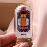 Visdomsfjærene håndlagde øredobber, gull & sølv i sterling sølv