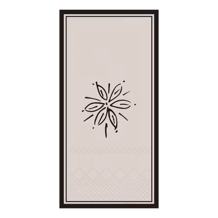 Serviett blomst, 2 fargevarianter