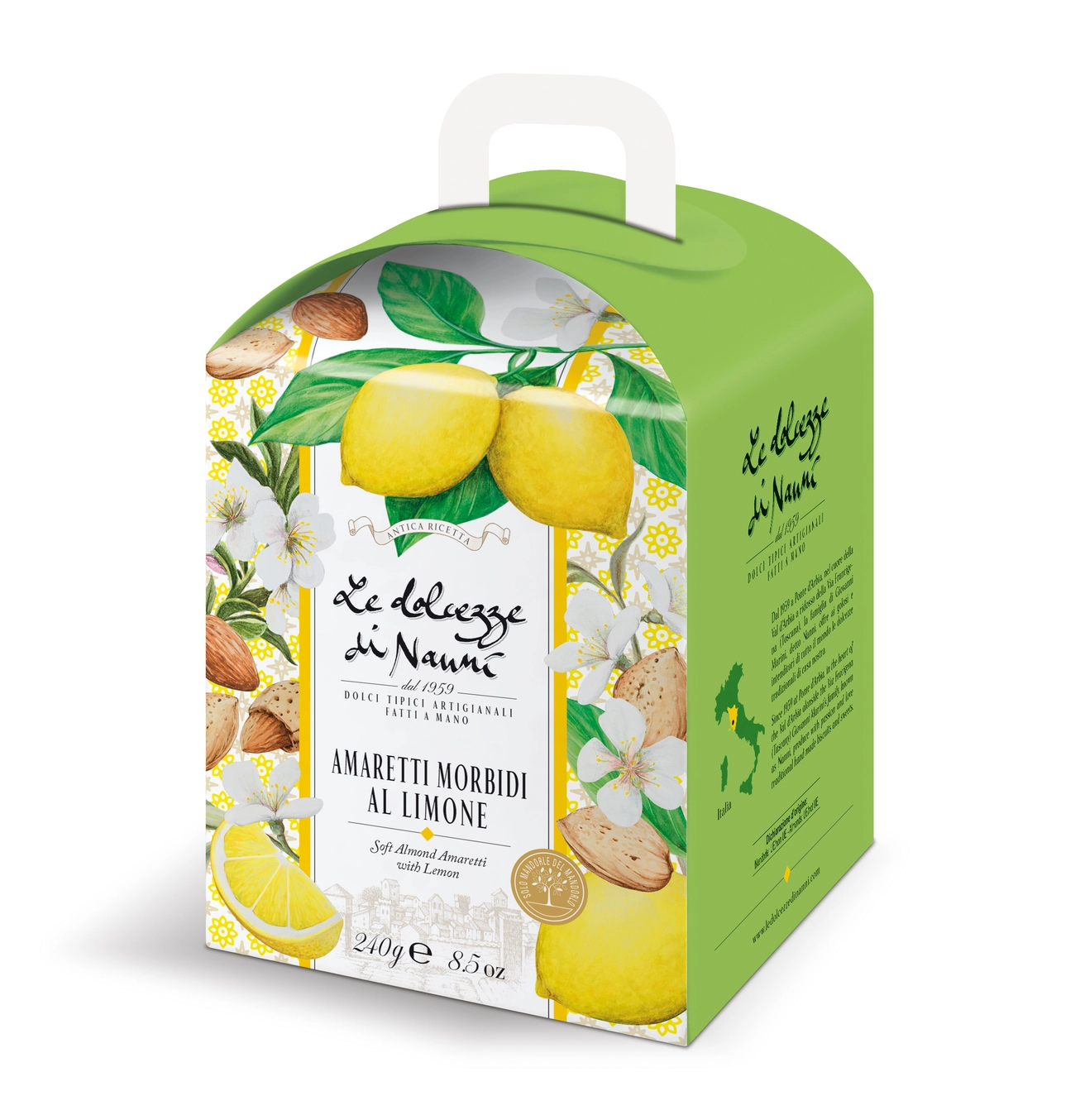 Amaretti med sitron & mandler - Italiensk delikatesse-småkaker