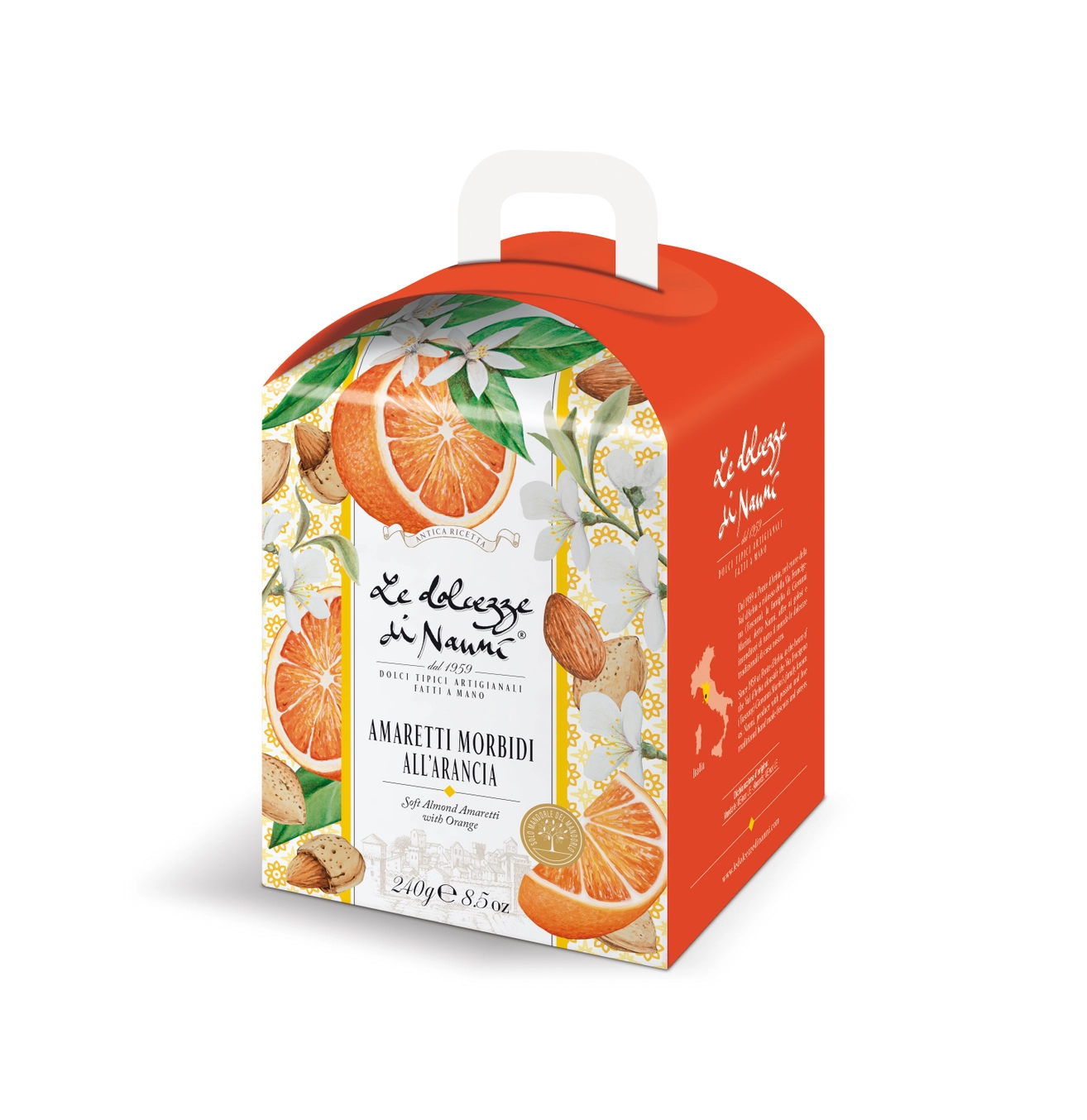 Amaretti med appelsin & mandler - Italiensk delikatesse-småkaker