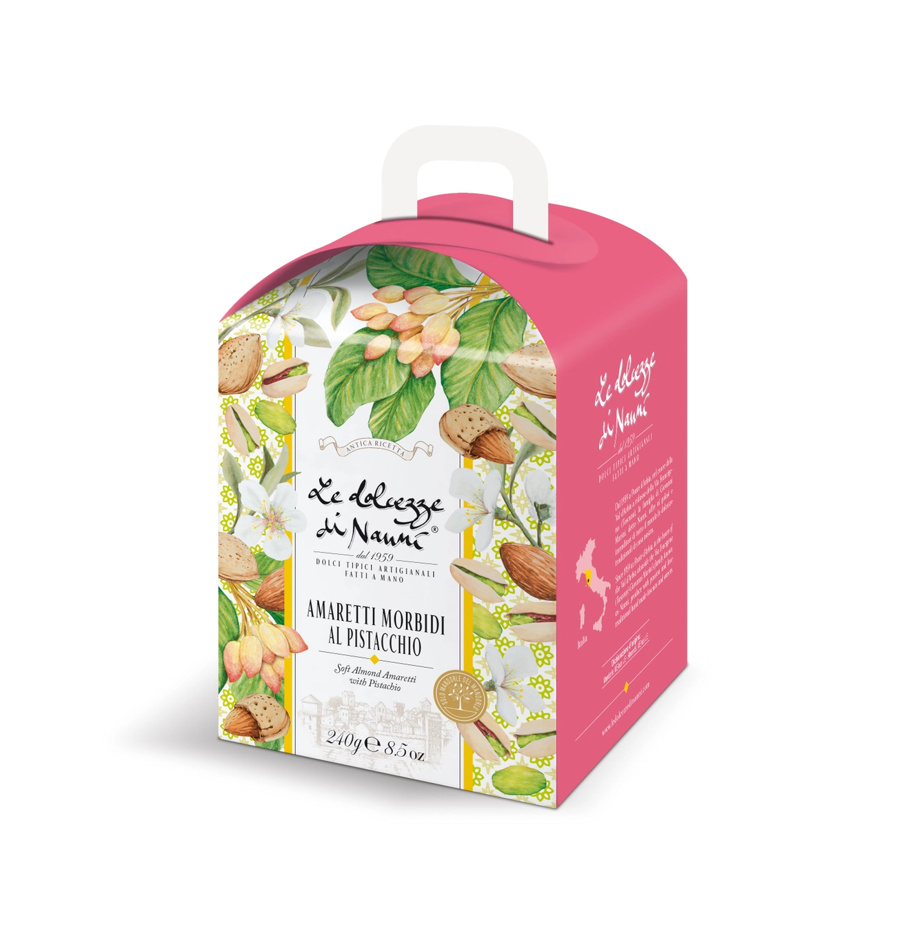 Amaretti med pistasj & mandler - Italiensk delikatesse-småkaker