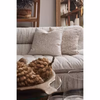 Jaquard putetrekk beige 50x50