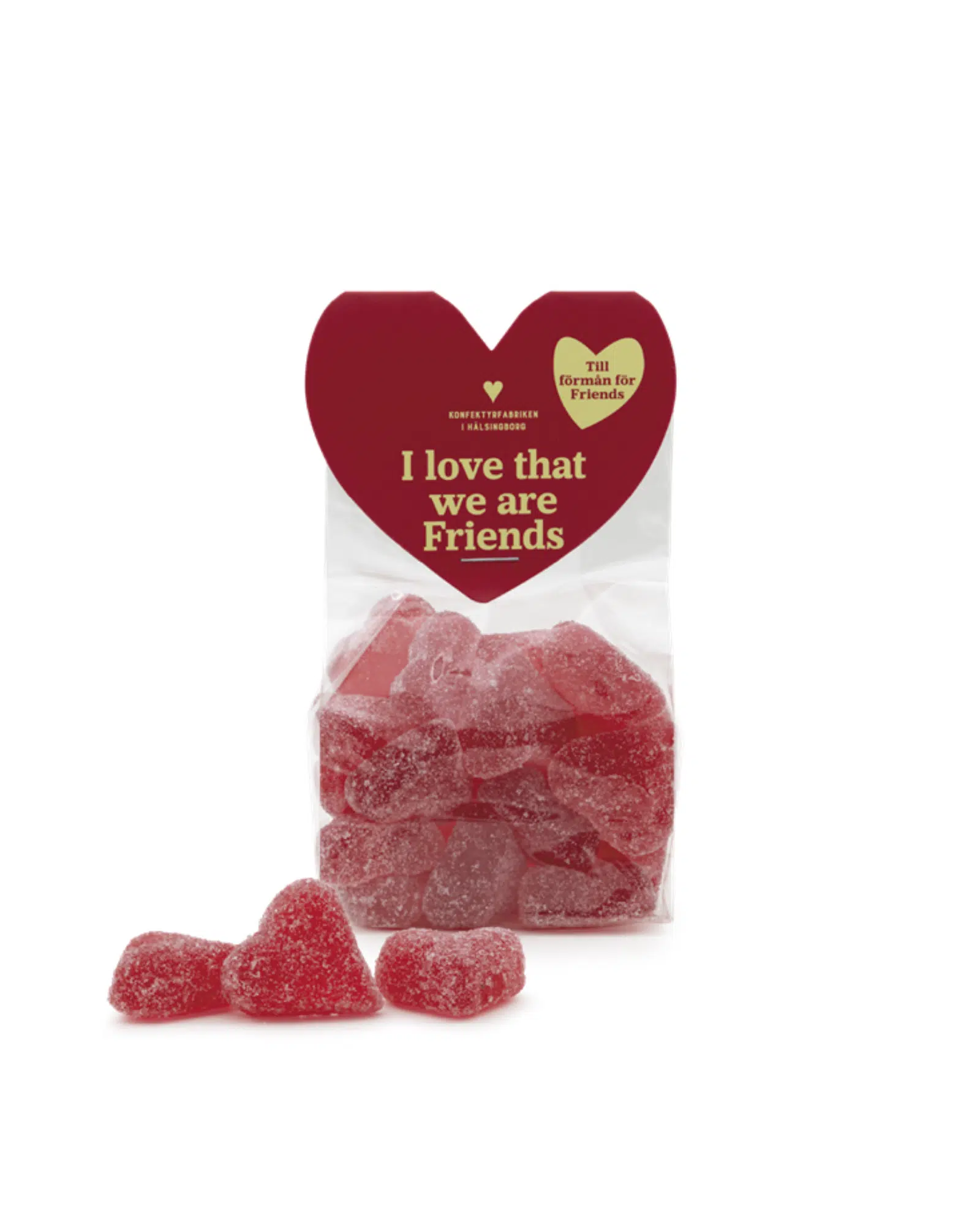 Nougat & gelehjerter i småposer