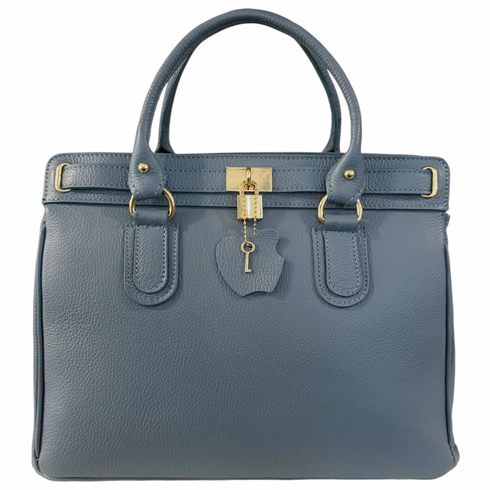 NYHET! Eleanora dueblå Italiensk skinnveske, håndlaget i Firenze