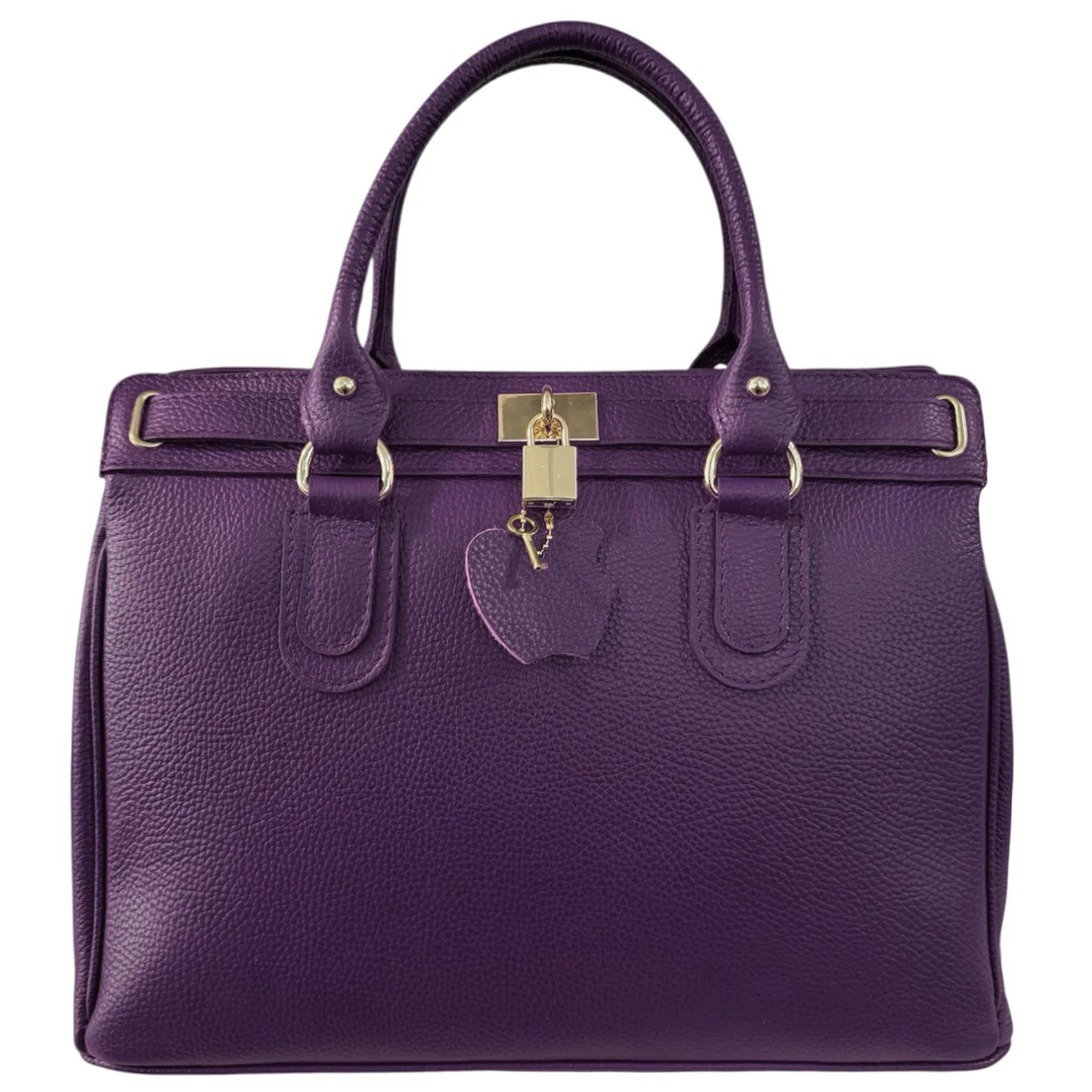 NYHET! Eleanora lilla Italiensk skinnveske, håndlaget i Firenze