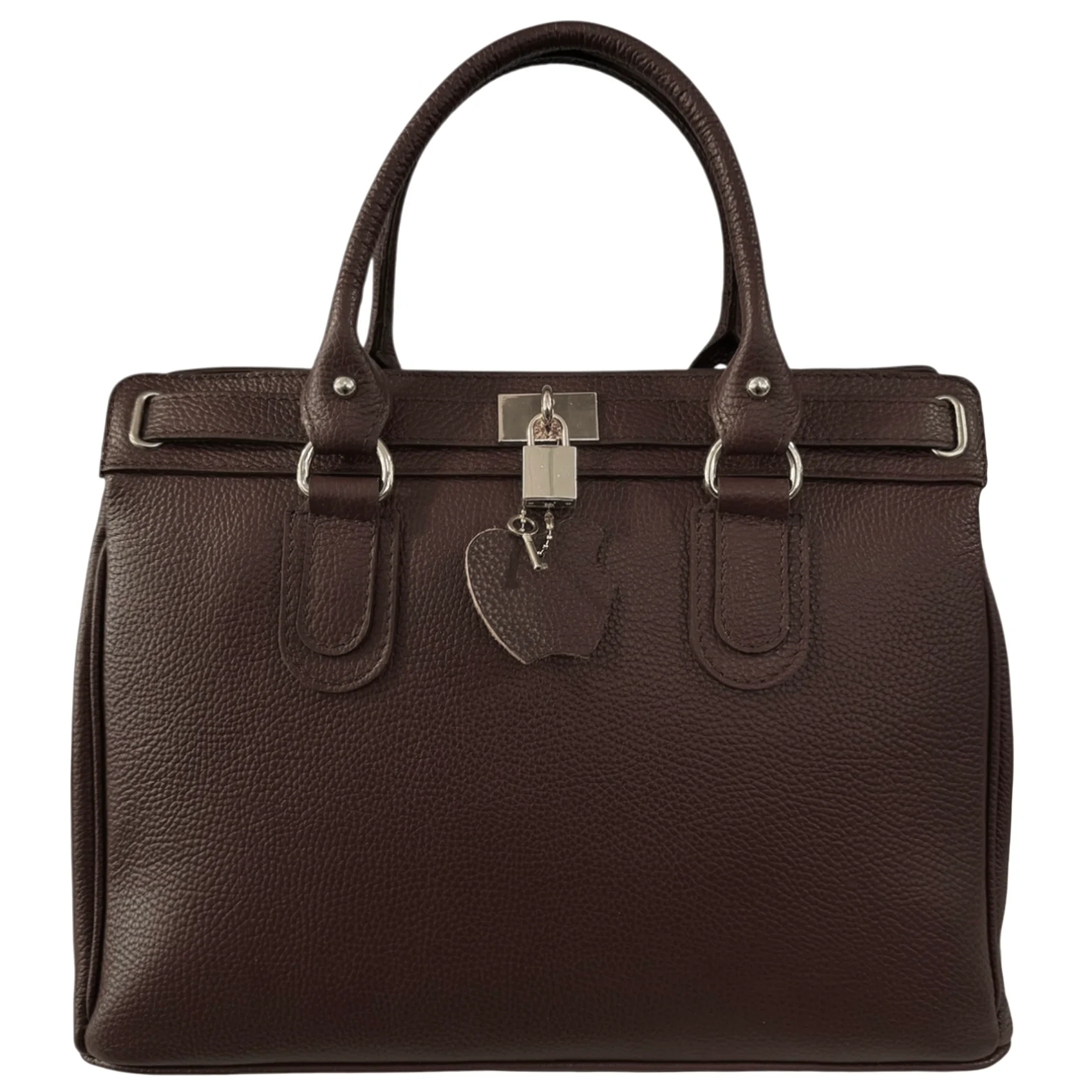 NYHET! Eleanora mørk brun Italiensk skinnveske, håndlaget i Firenze