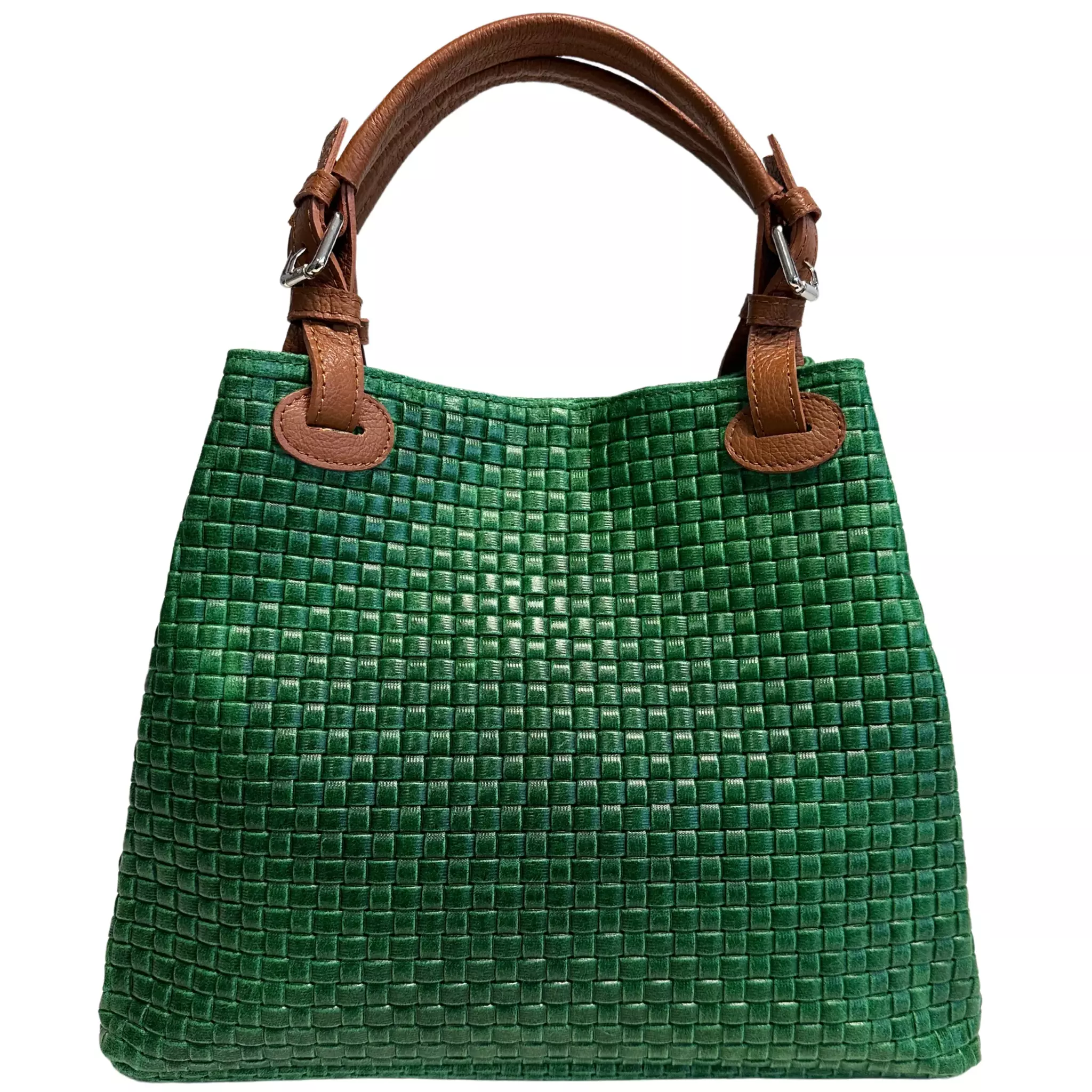 NYHET! Lorena grønn Italiensk skinnveske, håndlaget i Firenze