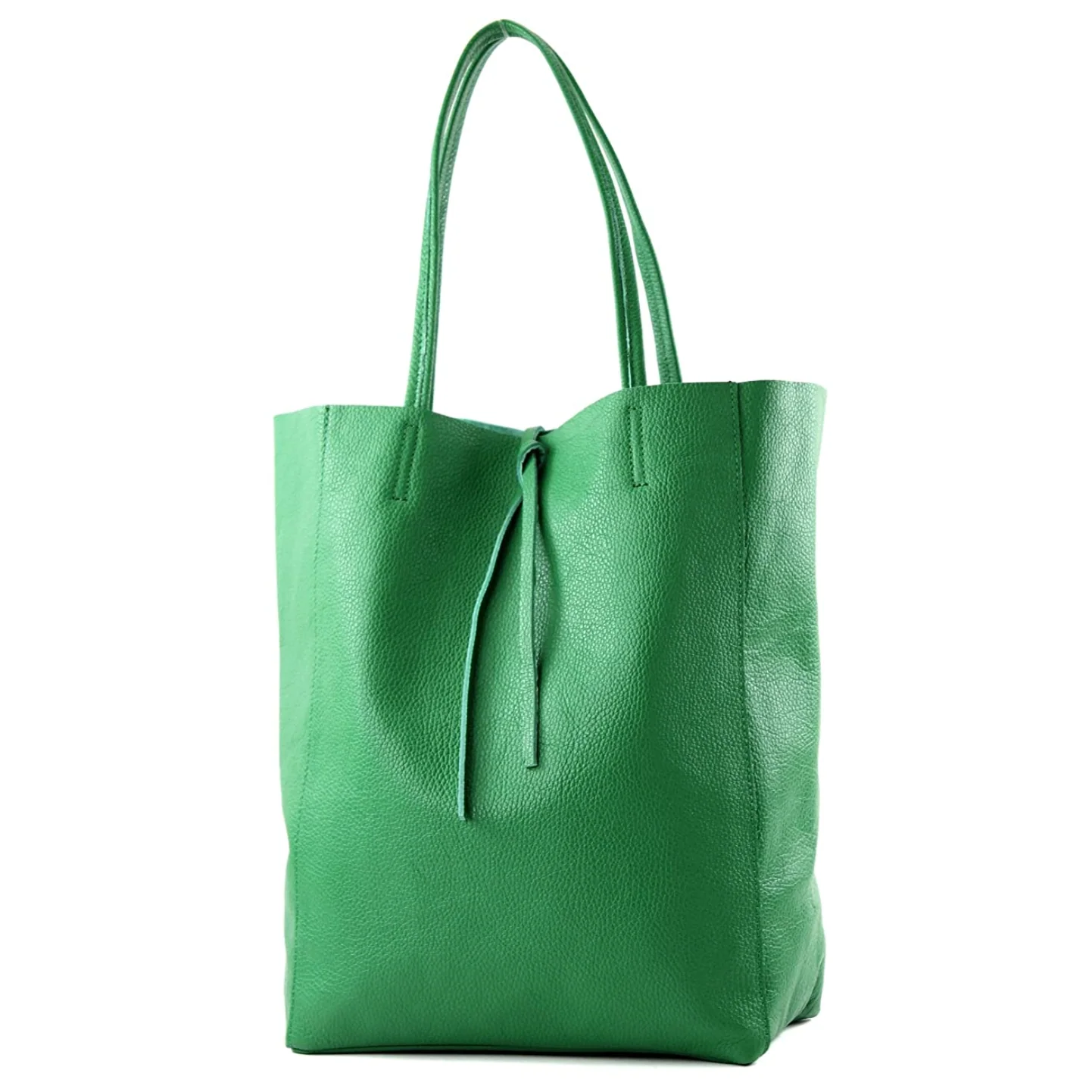 NYHET! Isabella grønn Italiensk shopper-skinnveske, håndlaget i Firenze