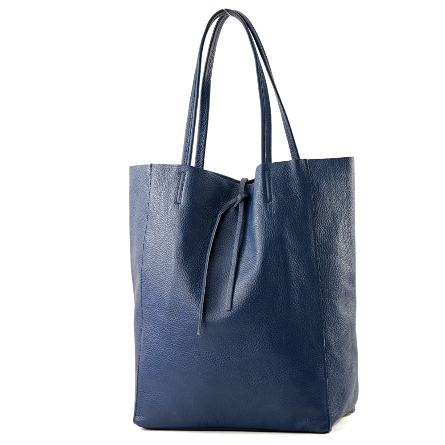 NYHET! Isabella blå Italiensk shopper-skinnveske, håndlaget i Firenze