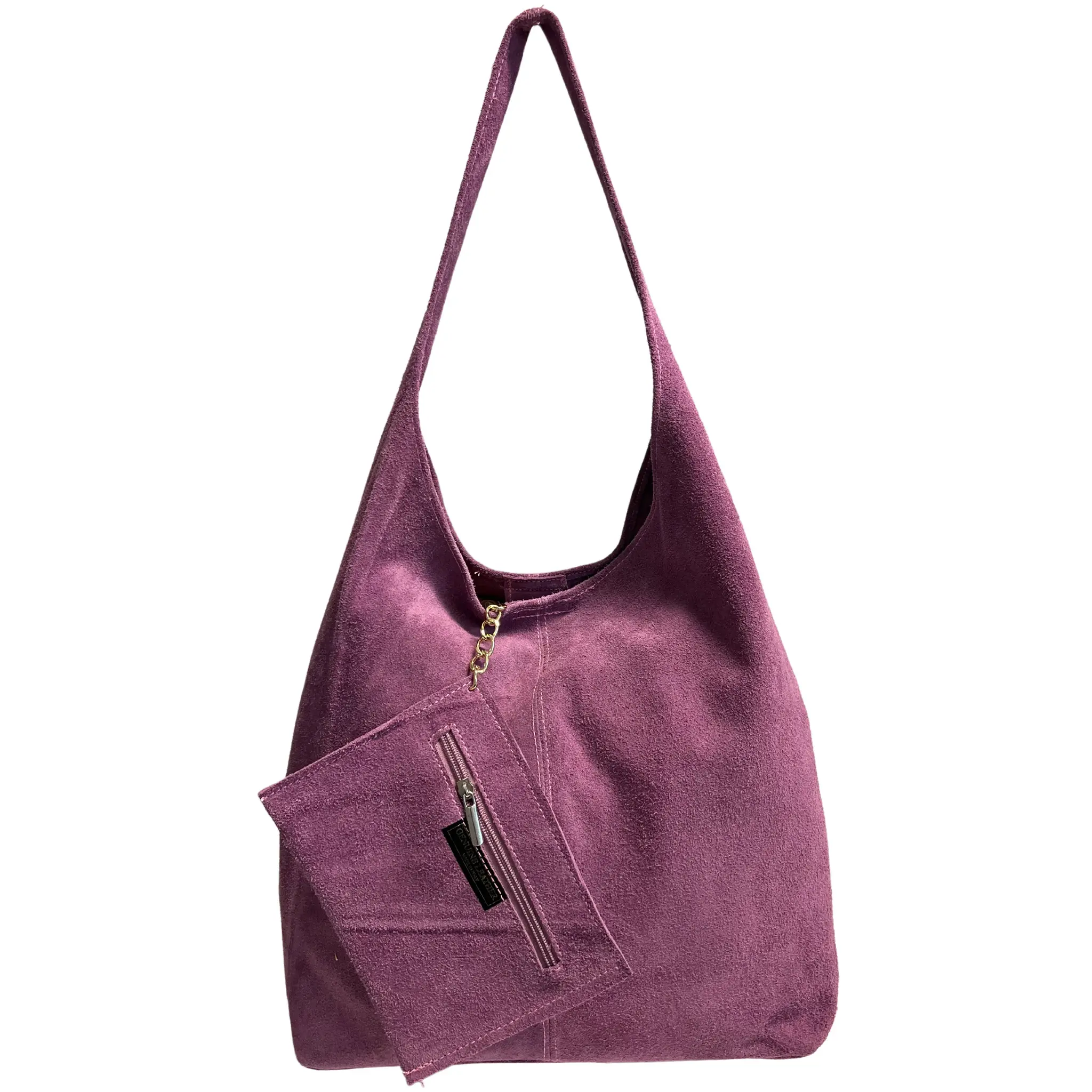 Donata taupe mocka shopper från Florens